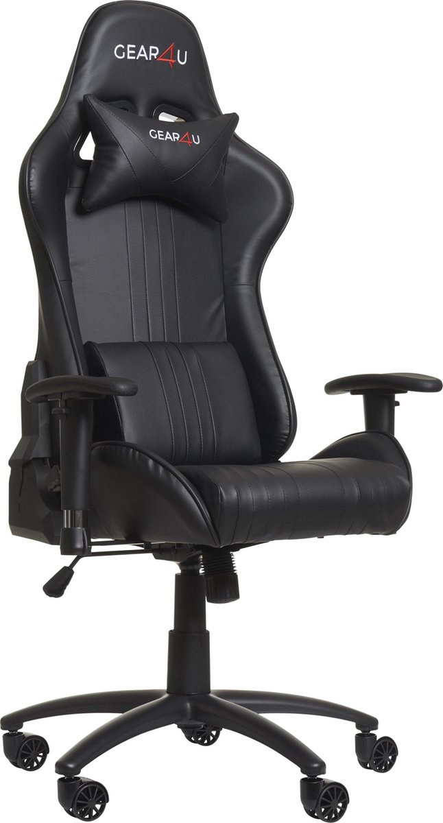 Gear4U Elite gaming stoel - gamestoel / game stoel - zwart