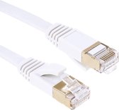 1M Ethernet Netwerk Kabel CAT7 | Gold Plated |  Wit / White |  Tot 10GBps |Snelle LAN RJ45 Kabel| Premium Kwaliteit