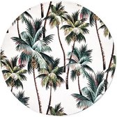 Moodadventures | Muismatten | Muismat Rond Vintage California Palmtrees | 20x20