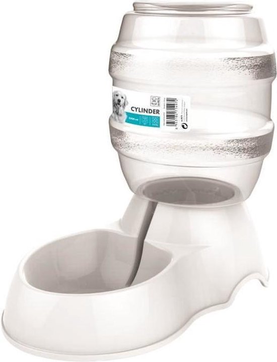 M-pets Waterautomaat 3,5 Liter 29 X 31 Cm Wit/transparant - M-pets - €34,93