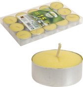 30x bougies chauffe-plat Citronella - bougies anti moustiques et insectes