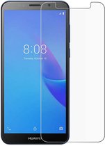 3 Stuks Screenprotector Tempered Glass Glazen Gehard Screen Protector 2.5D 9H (0.3mm) - Geschikt Voor: Huawei Y5 2018