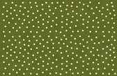 Mat, Vloermat, Vloerkleed, Tapijt, Kind - Kinderkamer Green Dots - Wasbaar - Antislip -175 x 115 cm