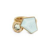 Melano Twisted Forever yummy ringen set - goudkleurig - dames - maat 58