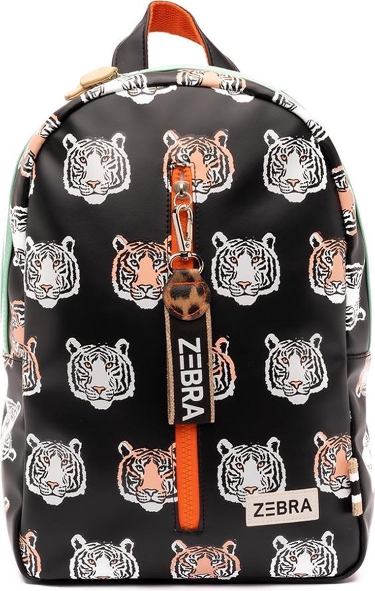 Zebra Trends Kinder Rugzak M Tiger Black | bol.com