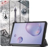 Hoes Geschikt voor Samsung Galaxy Tab A 8.4 2020 - Smart Tri-Fold Case - Eiffeltoren