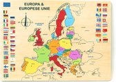 Houten Puzzel van Europa