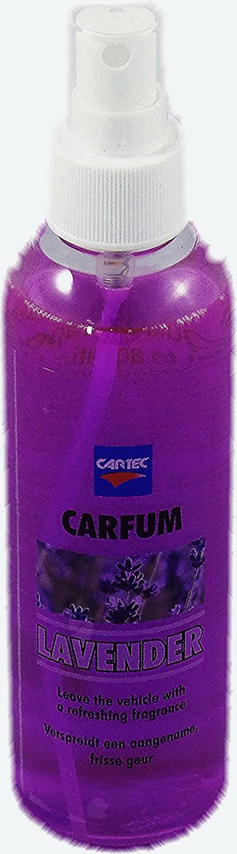 Cartec Carfum 200ml - Auto Geurtje - Lavendel - Auto Luchtverfrisser - Auto Geurverfrisser