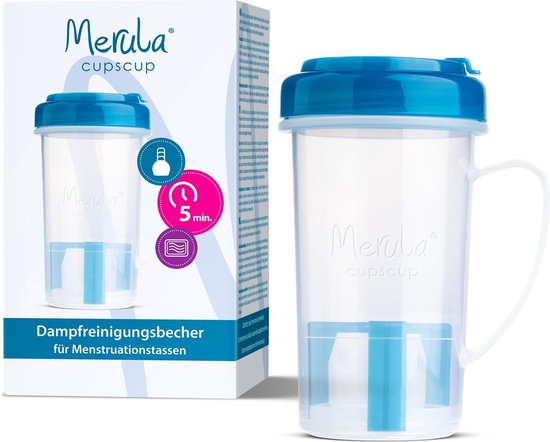 Merula Cupscup - sterilisator - magnetron reiniger voor menstruatiecup - Merula