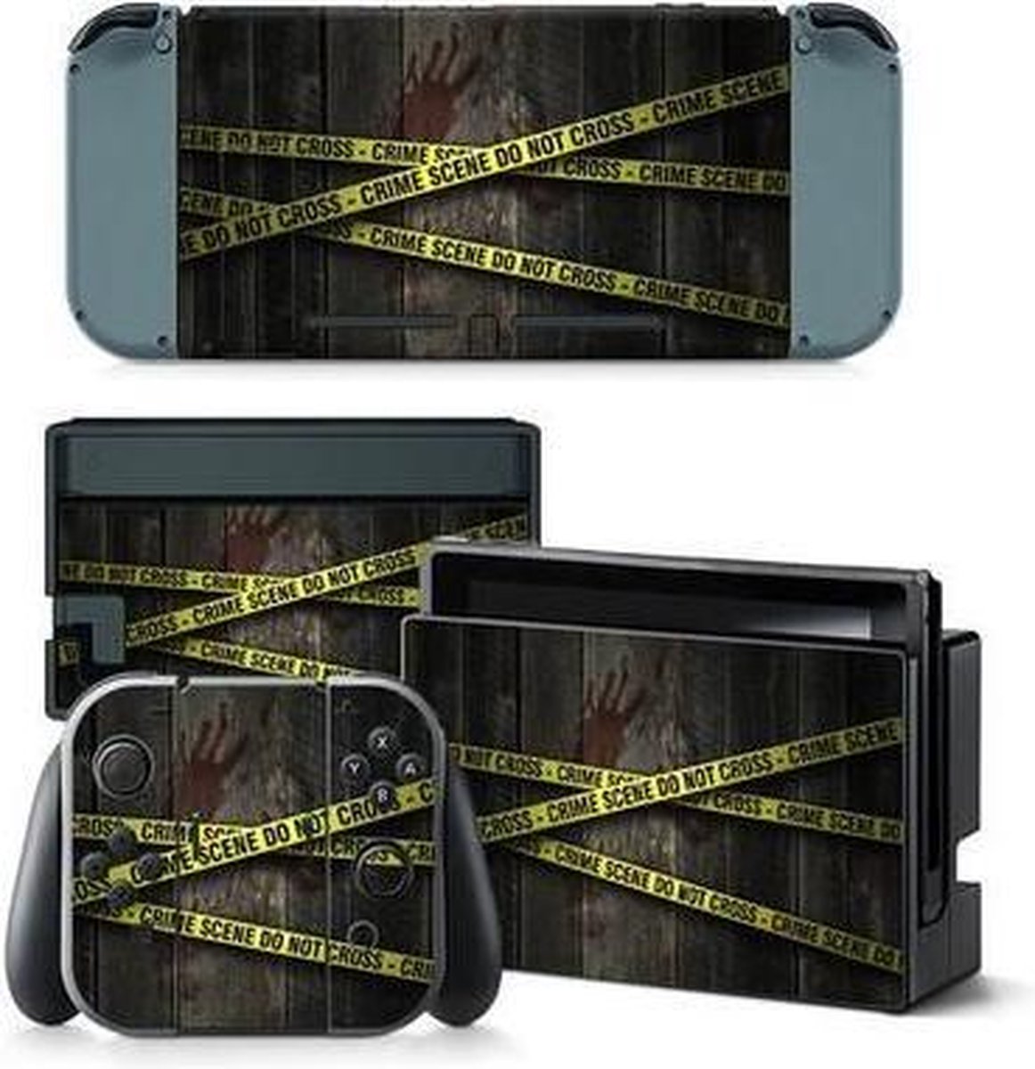 Crime Scene | Nintendo Switch Console skin | Switch console en controller stickers