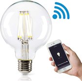 Wi-Fi G95C Slimme Filament Lamp - Transparant - Lichtbron E27 - Dimbaar