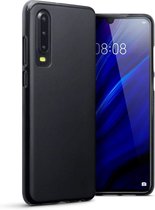 Huawei P30 Hoesje - Siliconen Backcover - Zwart