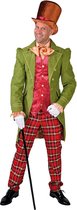 Magic By Freddy's - Koning Prins & Adel Kostuum - 19e Eeuws Victoriaans Dickens - Man - rood,groen - XXL - Carnavalskleding - Verkleedkleding