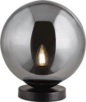 Dutch Lighting Collection Leerdam Tafellamp - E27 - Metaal - Smokey Glas