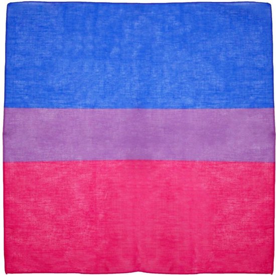 Zac's Alter Ego - Bisexual Flag Bandana - Multicolours/Paars