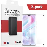 2-pack BMAX geschikt voor Xiaomi Mi 10 Screenprotector Full Cover Glas / Dekt het volledige scherm! / Beschermglas / Tempered Glass / Glasplaatje