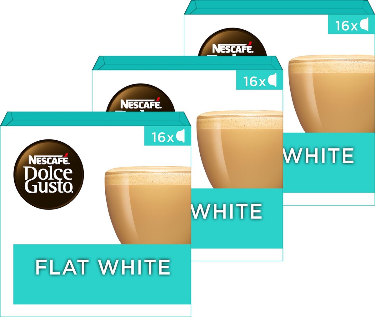 Nescafé Dolce Gusto capsules Flat White - 48 koffiecups