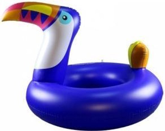 Voldoen oneerlijk Lee Opblaasbaar XXL Toekan Zwemband 120 x 90 CM - LUXE Water Speelgoed Dier  Paars - Voor... | bol.com