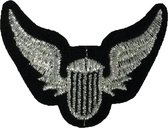 Vleugel schild Patch (Iron-On)