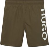Hugo Boss heren zwemshort logo - kaki