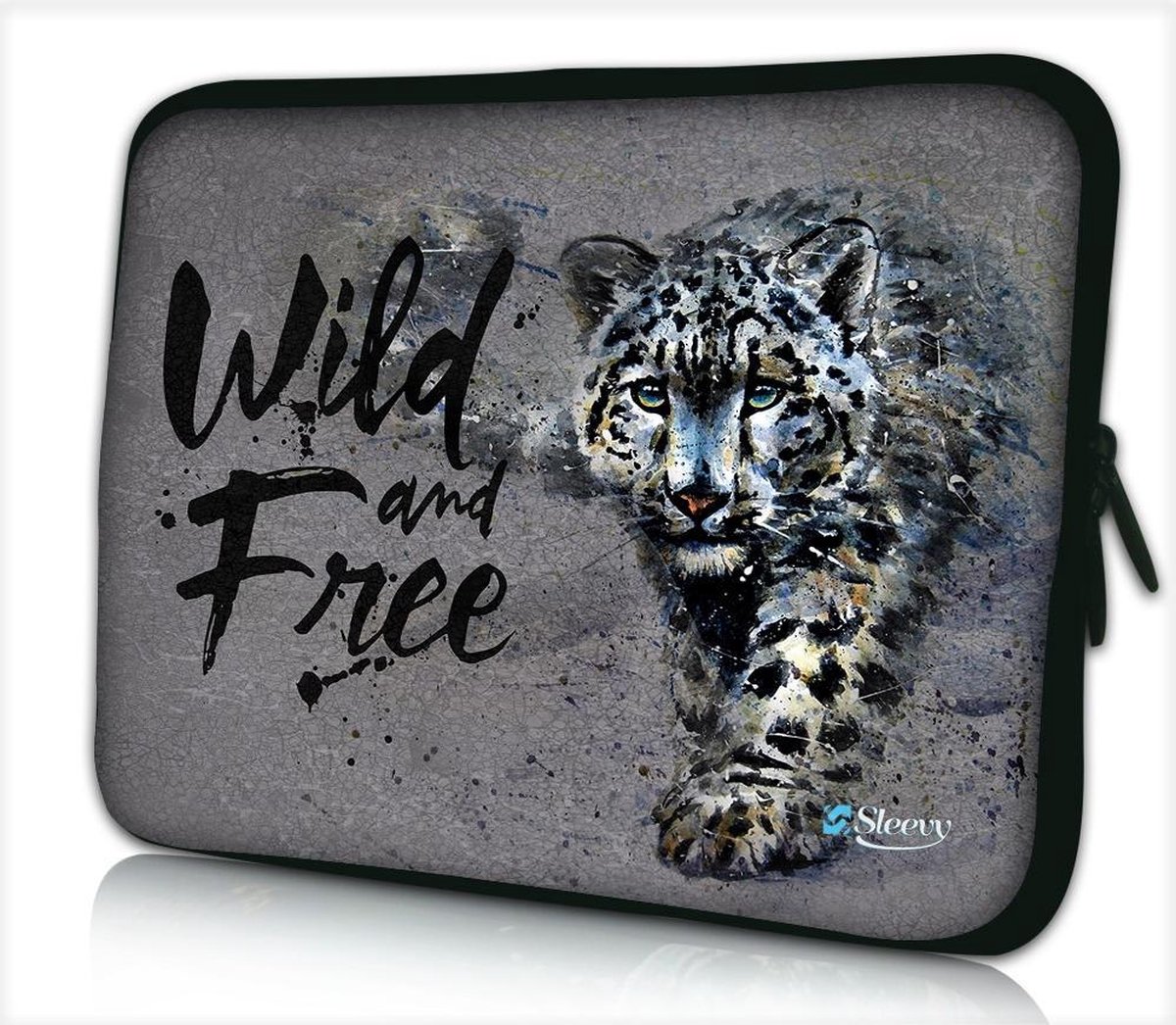 Laptophoes 14 inch wild and free - Sleevy - laptop sleeve - laptopcover - Alle inch-maten & keuze uit 250+ designs! Sleevy
