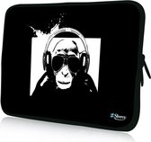 Sleevy 15,6 laptophoes stoer aapje - laptop sleeve - Sleevy collectie 300+ designs