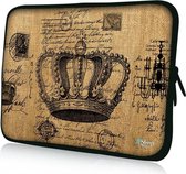 Sleevy 13,3 laptophoes koninklijke kroon - laptop sleeve - laptopcover - Sleevy Collectie 250+ designs