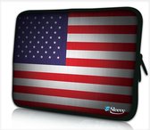 Sleevy 15,6 laptophoes Verenigde Staten - laptop sleeve - Sleevy collectie 300+ designs