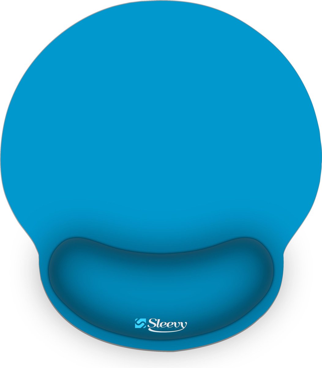 Muismat polssteun blauw - Sleevy - mousepad - Collectie 100+ designs