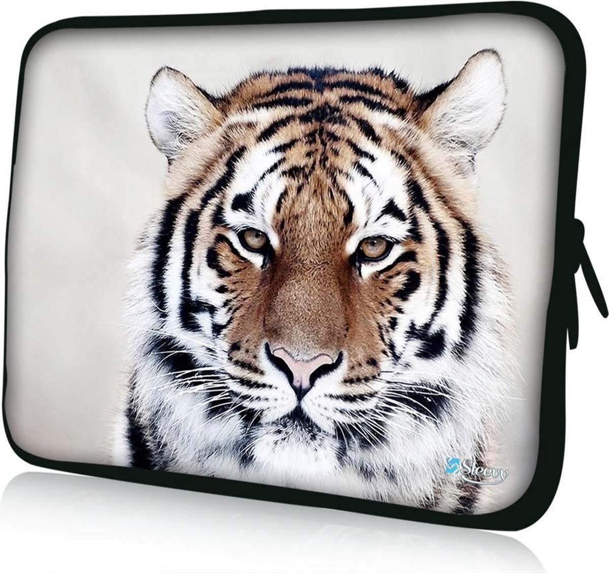 Sleevy 13,3 laptophoes prachtige tijger design laptop sleeve Sleevy