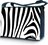 15,6 inch laptoptas zebra