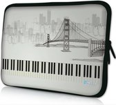 Sleevy 11.6 inch laptophoes Golden Gate Bridge - laptop sleeve - laptopcover - Sleevy Collectie 250+ designs
