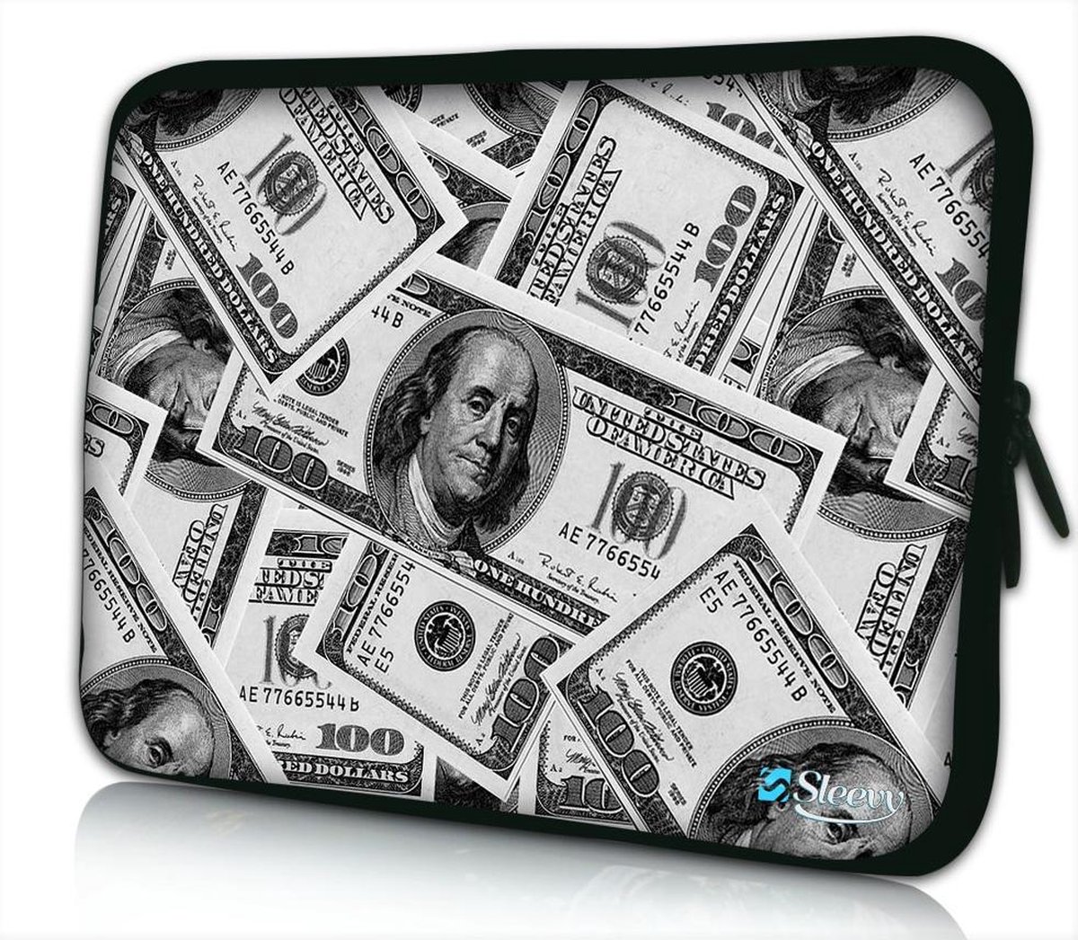 Sleevy 13.3 laptophoes dollars - laptop sleeve - Sleevy collectie 300+ designs