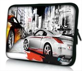 Sleevy 13.3 laptophoes straatrace - laptop sleeve - laptopcover - Sleevy Collectie 250+ designs