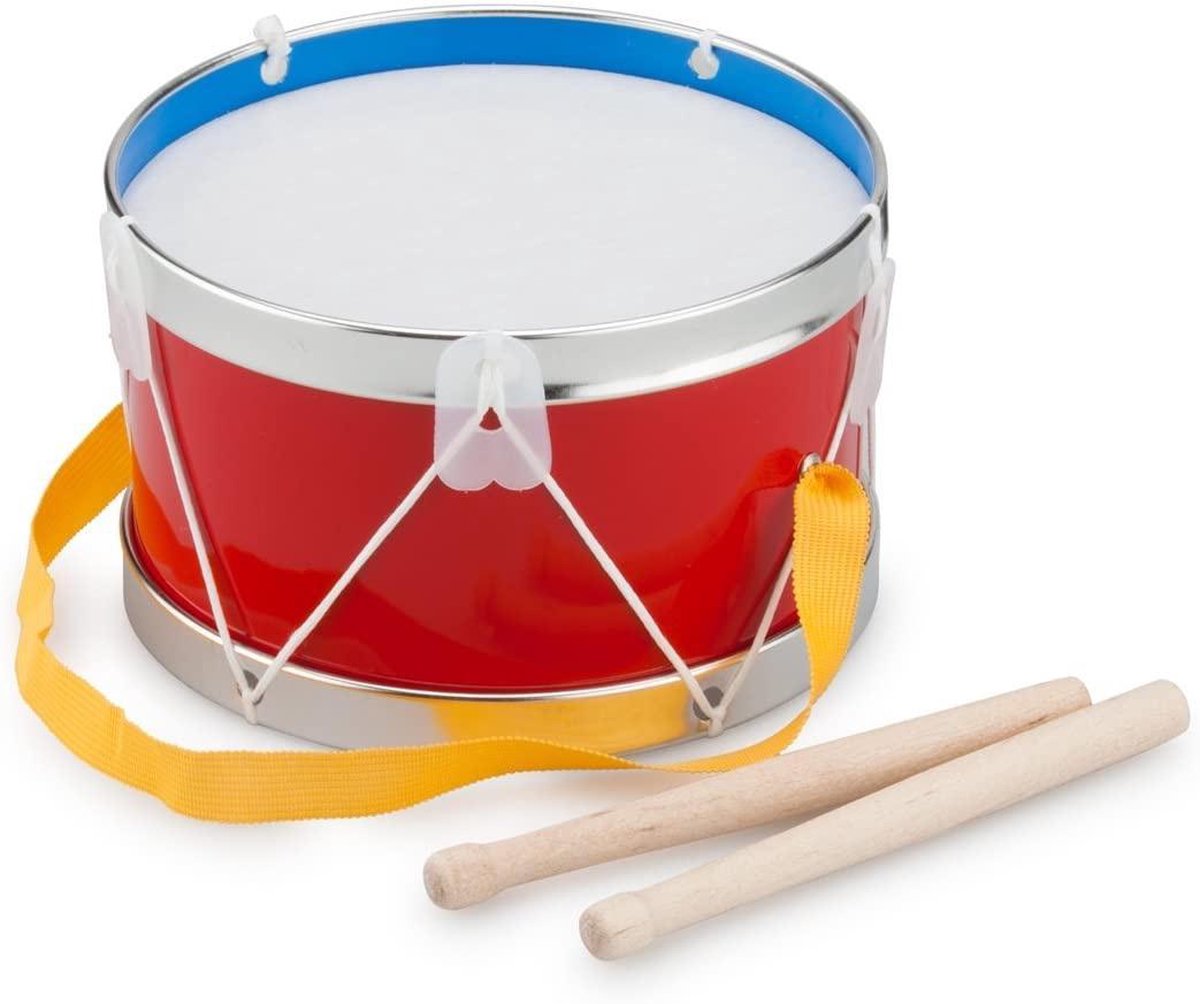 New Classic Toys Speelgoed Trommel Ø 22 cm Rood