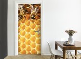 Easy Doorstickers-Bijen Honingraat