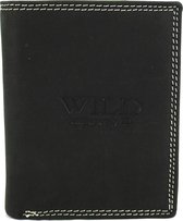 Wild leather Only !!!  Heren Billfold Zwart