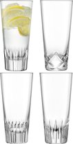 L.S.A. Tatra Mix glazenset - Glas - 315 ml - Set van 4 Stuks - Transparant