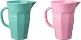 GINGER Pastel Jugs - 2 melamine kannen - limonadekan