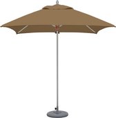 Tradewinds Aluzone Parasol (aluminium) - vierkant 2,2m X 2,2m -  grote parasol - Seasand