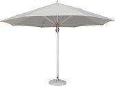 Tradewinds Aluzone Parasol (aluminium) - rond Ø 3,2m - grote parasol - Ice Grey