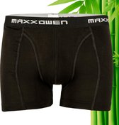 Boru Bamboo | Maxx Owen | Boxershort Heren | Boxershorts voor mannen | Zwart | Maat  XXL