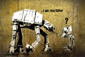 BANKSY Star Wars I Am Your Father Canvas Print