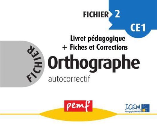 Fichiers Orthographe - Fichier Orthographe 2 - pack enseigna ... - cover