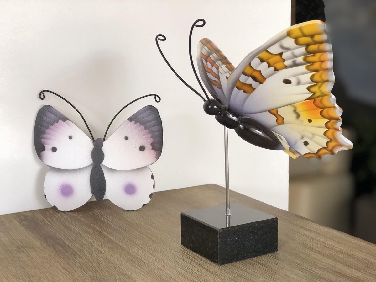 Handgemaakte Urn Vlinder (Idea Leuconoe)  bol