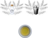 Moringa olie in navulbaar glazen pipet flesje 100ml + navulling 100ml - plasticvrij verpakt - vegan - dierproefvrij en zonder chemische toevoegingen - Moringa huidolie
