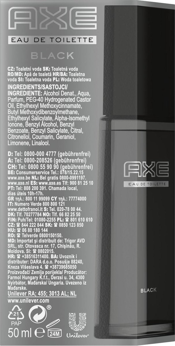 Axe Black Geschenkset - Deodorant. Douchegel en Eau de toilette - Voordeelverpakking – foto 2
