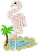 Flamingo Patch (Iron-On)