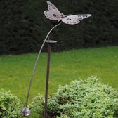Tuinsteker Vlinder metalen balans tuinsteker