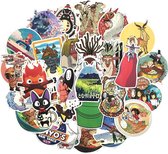 Spirited away stickers - hayao miyazaki - 50 stickers - voor agenda, laptop, fiets, deur, etc.